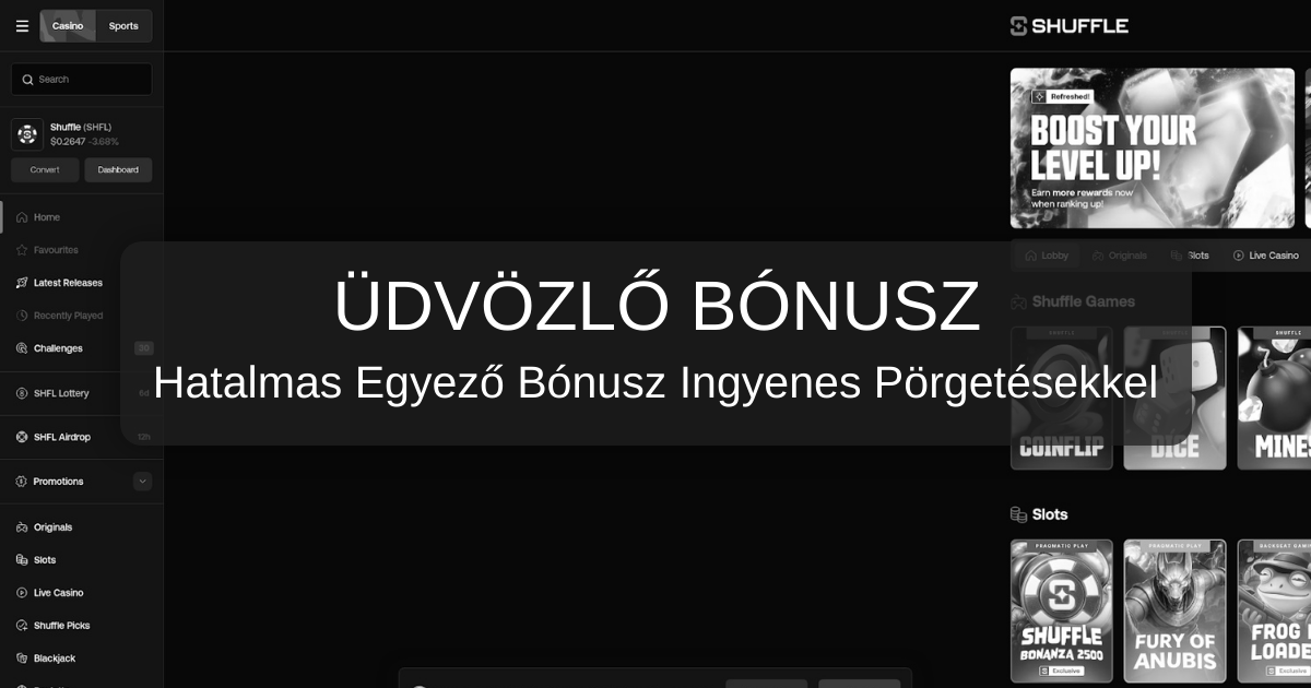 Shuffle Casino Magyarország